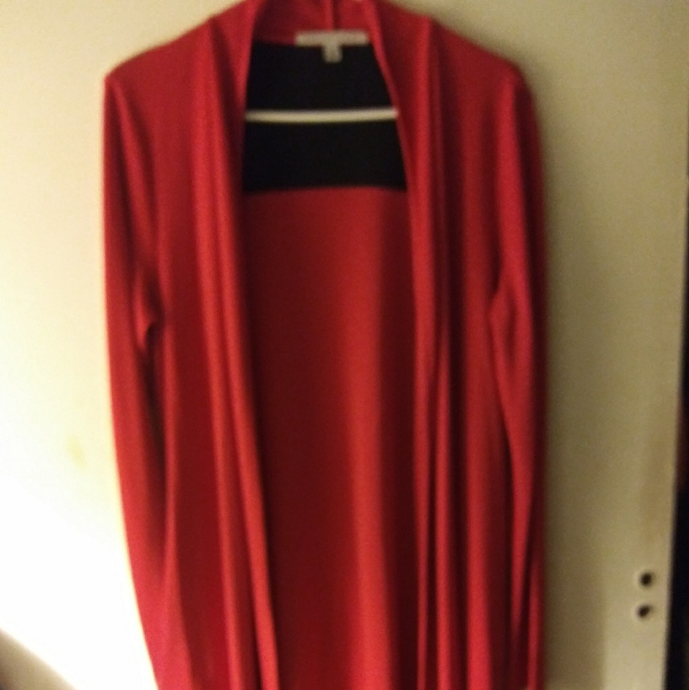 Adrienne vittadini long open cardigan